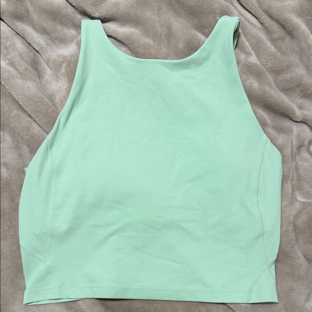 lululemon align tank size 10 light green